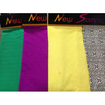 Tissu tricoté jacquard de coton coloré pour tissu femme